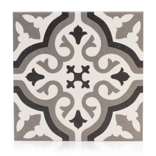 Industry Tile 8x8 Tradition White Ceramic Tile (25 Pieces,10.76 sq. ft. per Box)