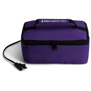 HotLogic Mini Portable Thermal Food Warmer for Home, Office, and Travel, Purple