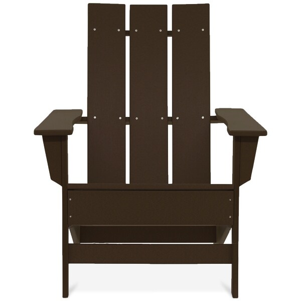 Hawkesbury Recycled Plastic Modern Adirondack Chair by Havenside Home - 33.5" x 29"