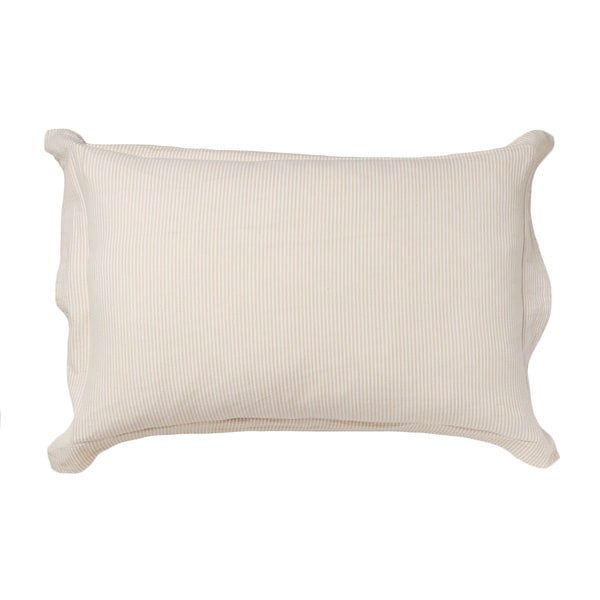 Connie Taupe Cotton Seersucker Sham