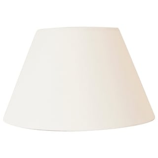 Downbridge Uno-fitter Silk Lamp Shade, 6.5" Top, 12" Bottom, 7.5" Slant