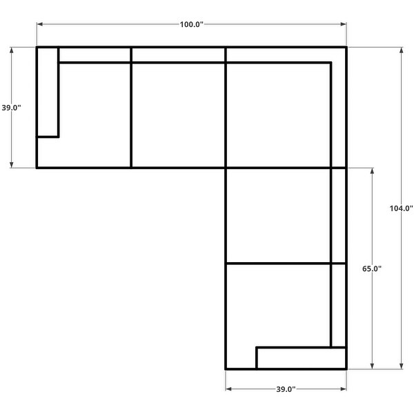 Baxley Two Piece Sectional Beige