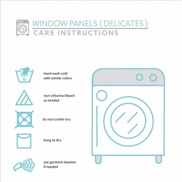 Lush Decor Boho Faux Linen Tassel Window Curtain Panel (Single Panel)