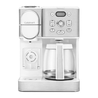 Cuisinart SS-16W Stainless Steel Coffee Center Coffee Maker (White)