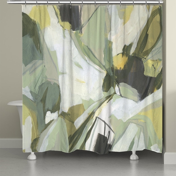 Laural Home Electric Lichen Spread Shower Curtain 71x72