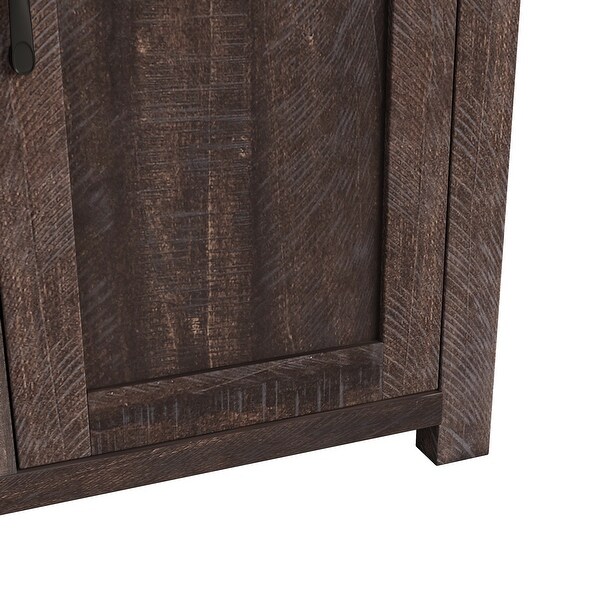 Modern Kitchen Buffet Cabinet Sideboard with Wine Rack, Drawer and Adjustable Shelves