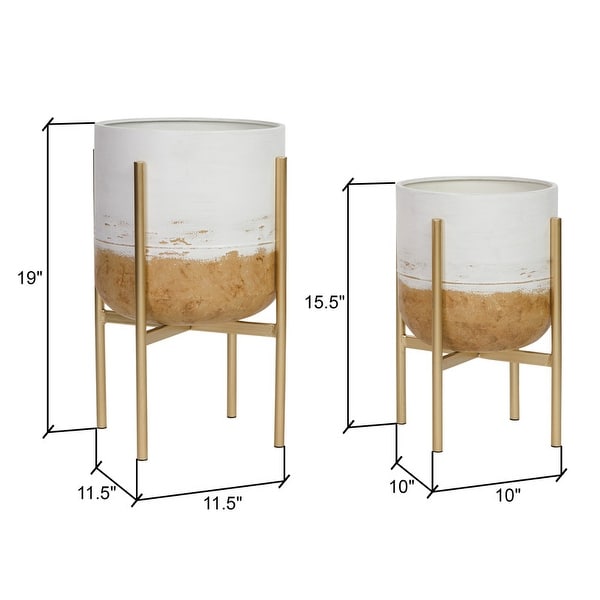 Paloma Modern Planters (Set of 2)