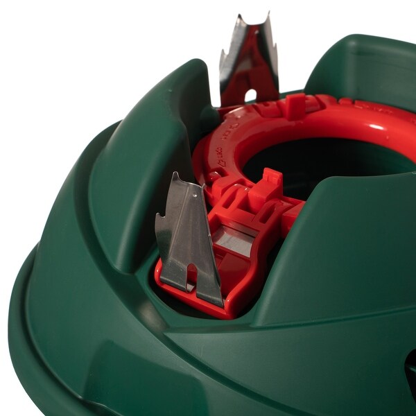 Indoor Automatic Green Christmas Tree Stand With Water Reservoir, Adjustable Metal Claws