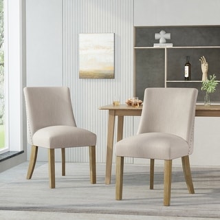 Frances Fabric Dining Chair (Set of 2) by Christopher Knight Home