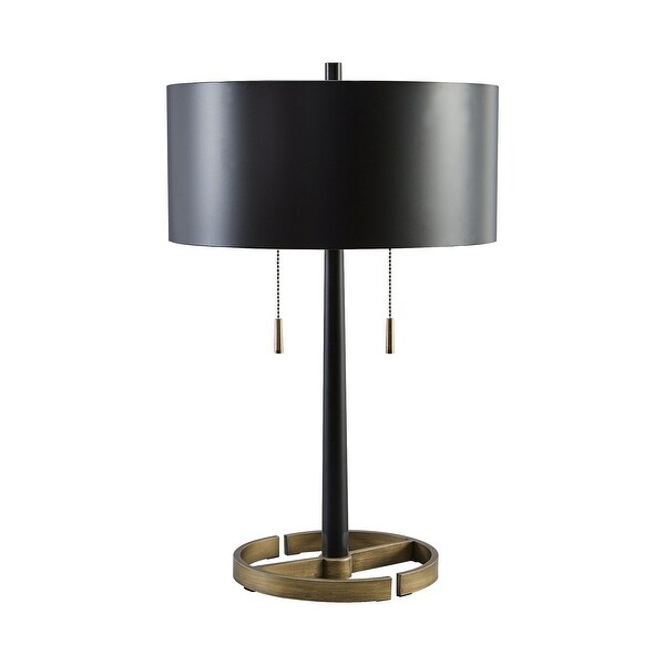 Amadell Metal Table Lamp - 15"W x 15"D x 24"H