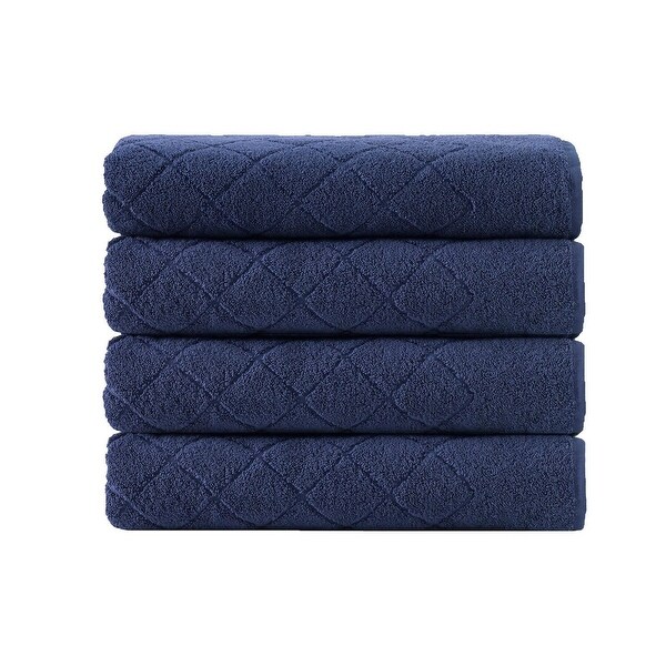 Gracious Turkish Cotton 4 pcs Bath Towels - 28'x54' Bath Towels