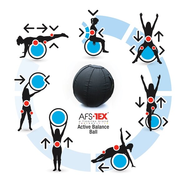 AFS-TEX Active Anti-Microbial Exercise Yoga Balance Ball