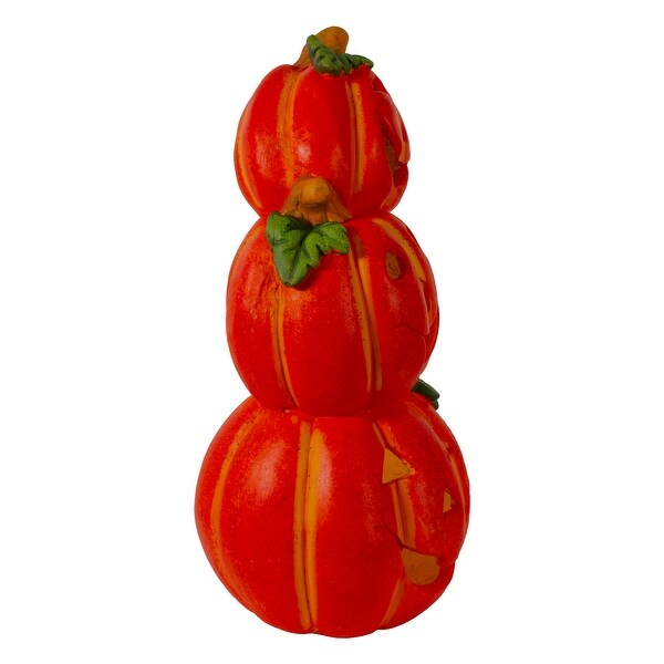 18" Orange Jack-O'-Lantern Pumpkin Halloween Decoration