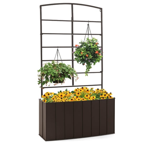 Outdoor Metal Raised Garden Bed Planter Box Container