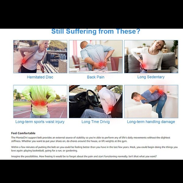 Back Support Belt Lumbar Support Adjustable Air Mesh Back Brace