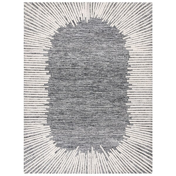 SAFAVIEH Handmade Abstract Bayan Modern Wool Rug