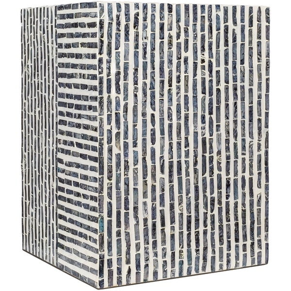 Akane Shell Geometric End Table