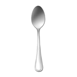 Oneida 18/0 Stainless Steel New Rim II Oval Bowl Soup/Dessert Spoons (Set of 12)