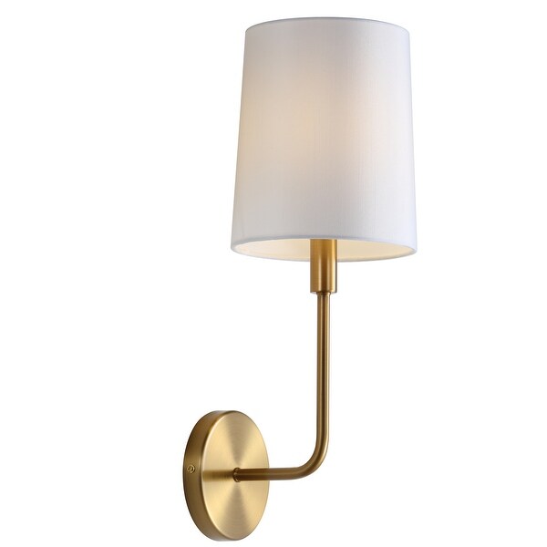 SAFAVIEH Lighting Jaxson Wall Scnonce - Brass - 6.8"x7.8"x18.3"