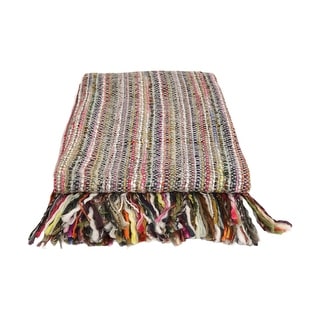 Handcrafted 100% Wool Throw Blanket