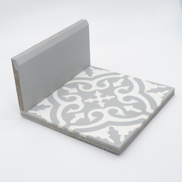 Handmade Cement Border Tile (Morocco)