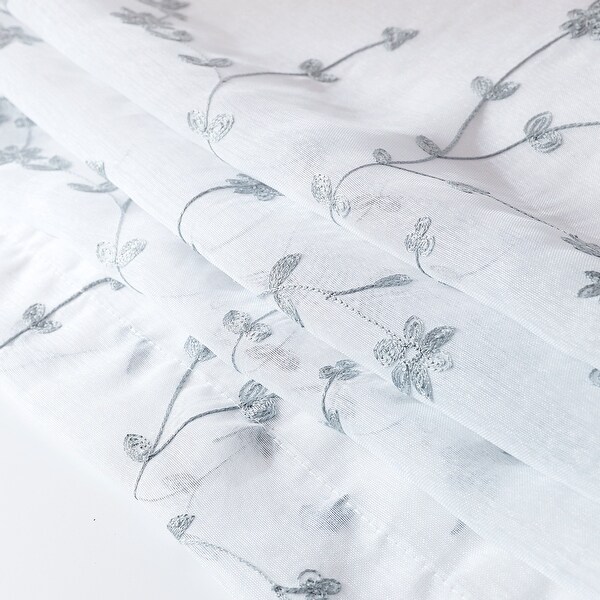 Lyndale Joy Embroidered Sheer Curtain