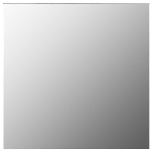 vidaXL 7 Piece Wall Mirror Set Square Glass