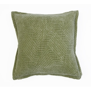 18x18 Rhea Woven Cotton Pillow