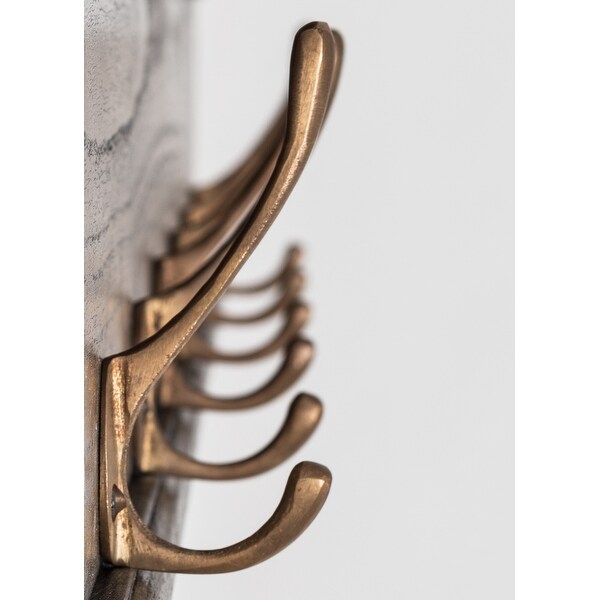 6 Hook Coat Rack - 39.37 x 3.94 x 7.87