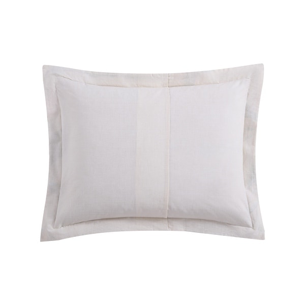 Tommy Bahama Birds Of Paradise Ivory Cotton Reversible Duvet Cover Set