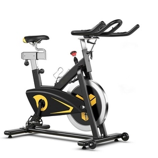 Magnetic Exercise Bike Stationary Belt Drive Indoor Cycling Bike - 49" x 21" x 45.5" (L x W x H)