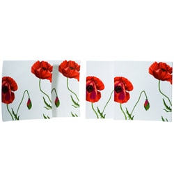 Summer Sun Square Dinner Plate 10" (Set of 4)