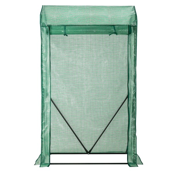 Costway 39'' x 20'' x 67'' Walk-in Garden Greenhouse Hot House Tomato - 39'' x 20'' x 67''