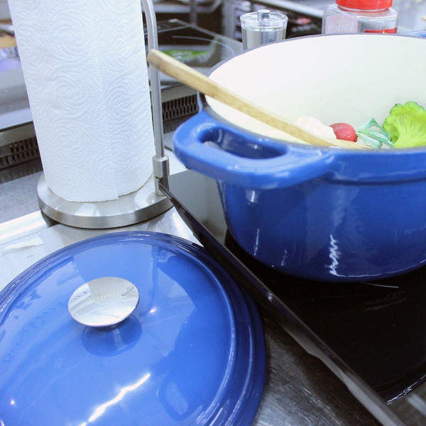 Neo 5qt Cast Iron Covered Casserole Blue