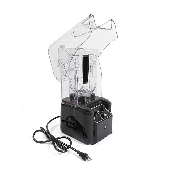 2.2L Soundproof 15-Speed Blender Ice Crush Smoothie Maker With Shield
