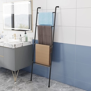 Wall Leaning Blanket Towel Holder