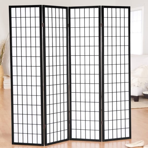 GTU Furniture Hardwood Japanese Shoji Room Divider