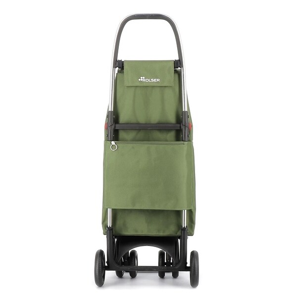 Rolser I-Max MF 4 Wheels 2 Swivelling Foldable Shopping Trolley - 41.34" H x 15.55" W x 12.8" D