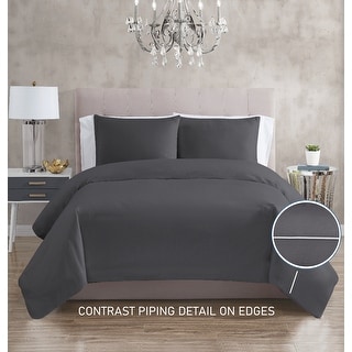 Christian Siriano NY 300TC Cotton Sateen 3 Piece Duvet Cover Set