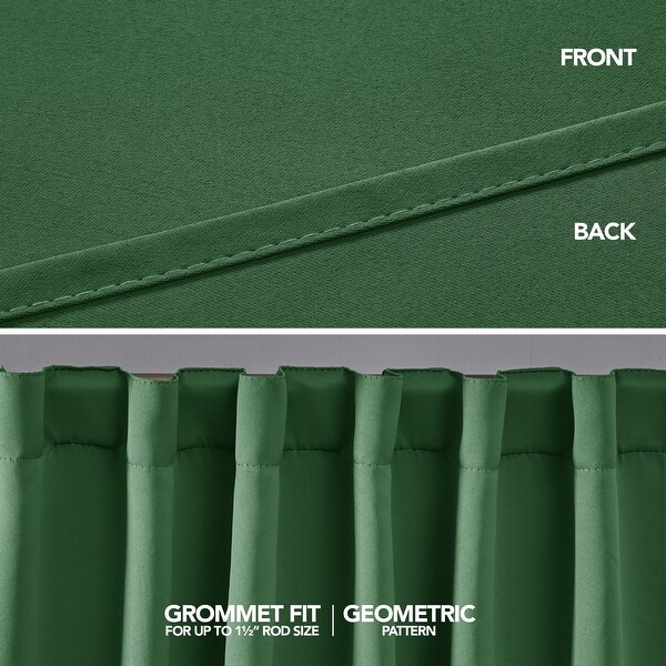 Deconovo Thermal Insulated 45-inch Curtain (2 Panel) - 52 x 45