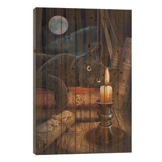 The Witching Hour Print On Wood by Lisa Parker - Multi-Color