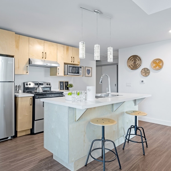 Carson Carrington Hogstaken Multi-light Chrome Pendant