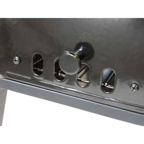 Charcoal portable barbecue grill rack