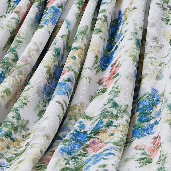 VCNY Home Joanna Multicolor Floral Plush Throw