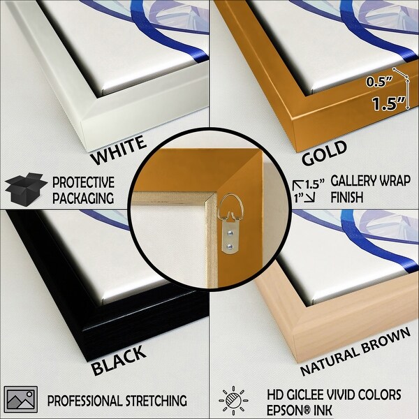 Designart "Autumn Bamboo Grove in Yellow" Oversized Forest Framed Canvas Artwork Print