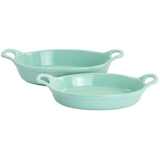 Martha Stewart Stoneware 2 Piece Baker Set