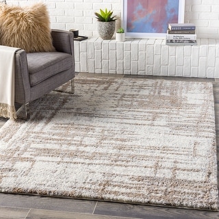 Artistic Weavers Korryn Plush Crosshatch Stripe Area Rug