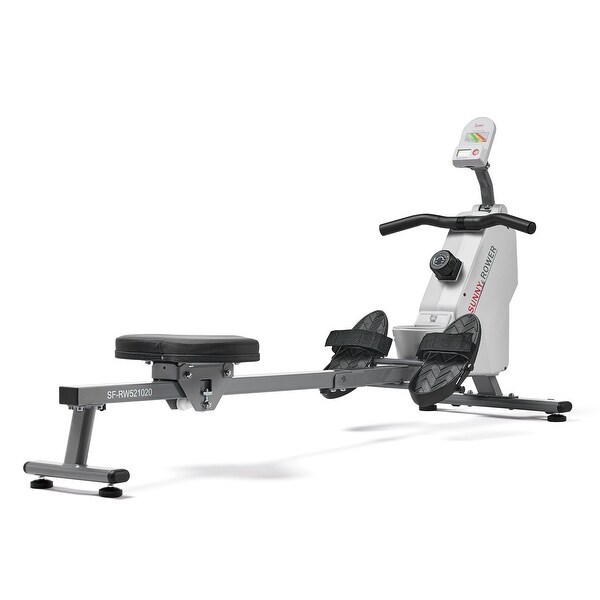Sunny Health & Fitness SMART Compact Foldable Magnetic Rowing Machine with Bluetooth Connectivity - SF-RW521020