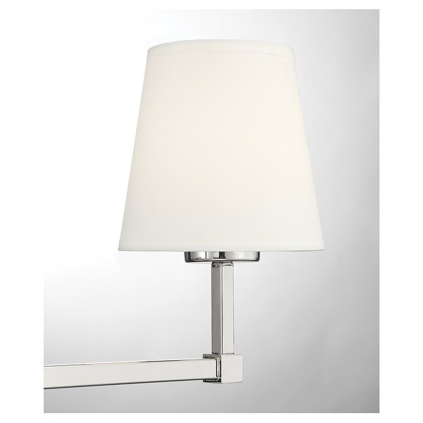 Trade Winds Declan 3-Light Bathroom Vanity Light in Polished Nickel