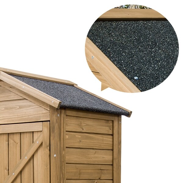 Elisiana Outdoor Wooden Storage Sheds
